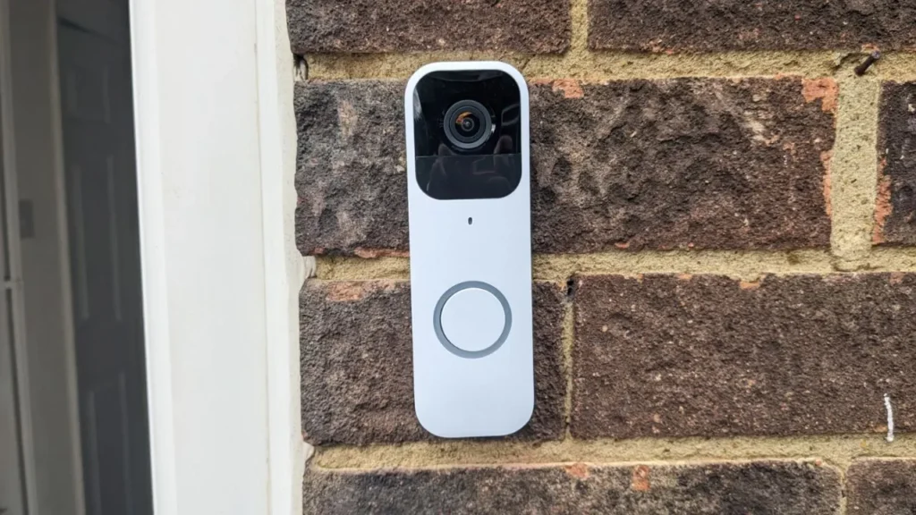  Blink Doorbell Camera On a Brick Wall